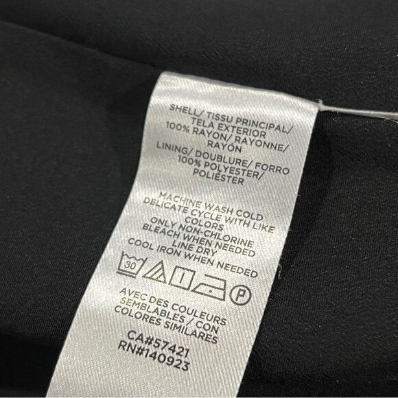 LOFT floral loose fit Sheath Dress with Bishop Sleeves size 0 P - Picture 9 of 11